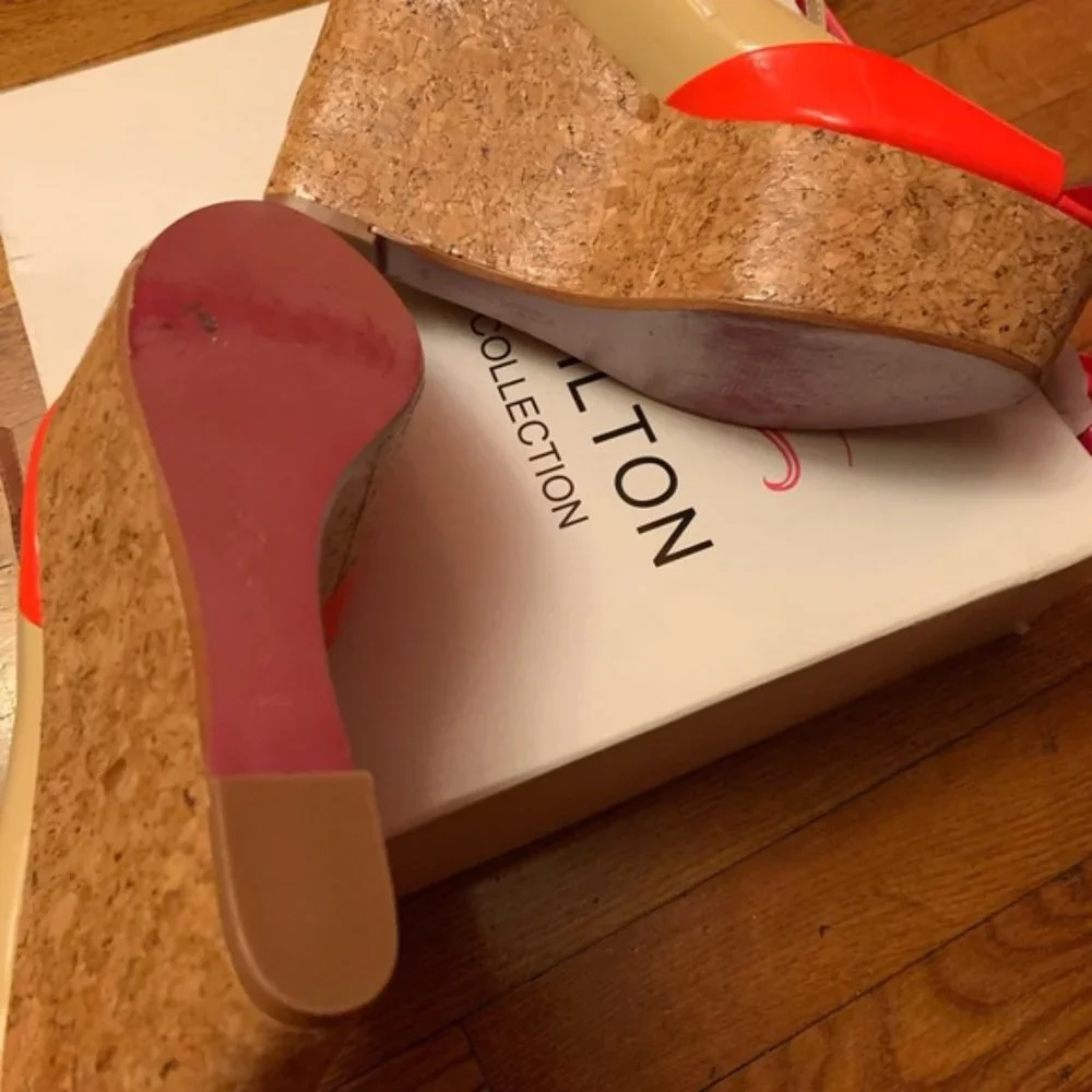 Paris Hilton chunky cork